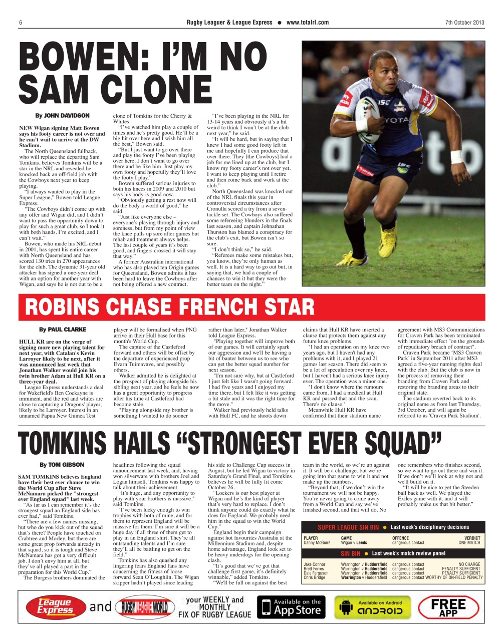 League Express Preview Pages