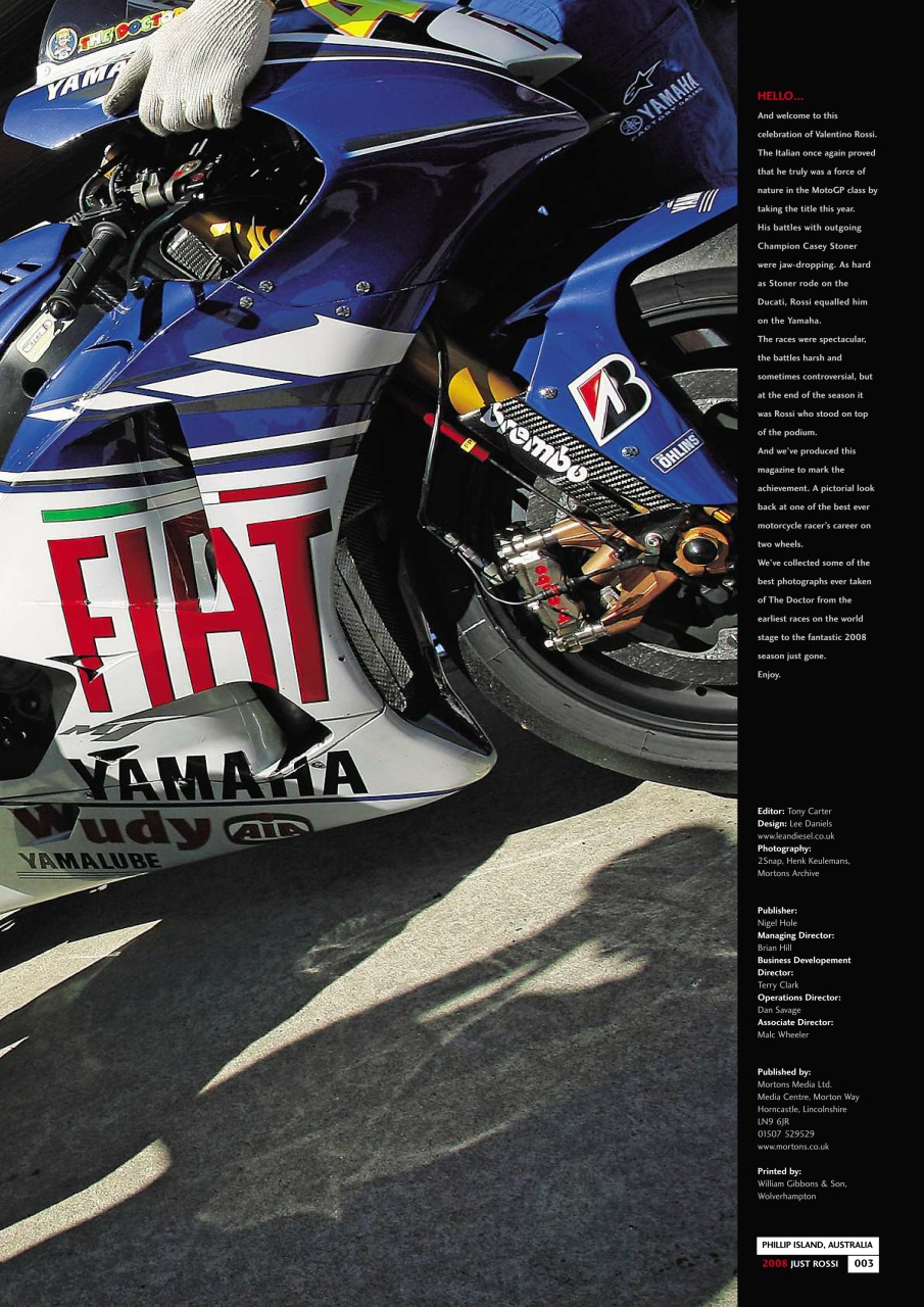 Motorcycle Sport & Leisure Preview Pages