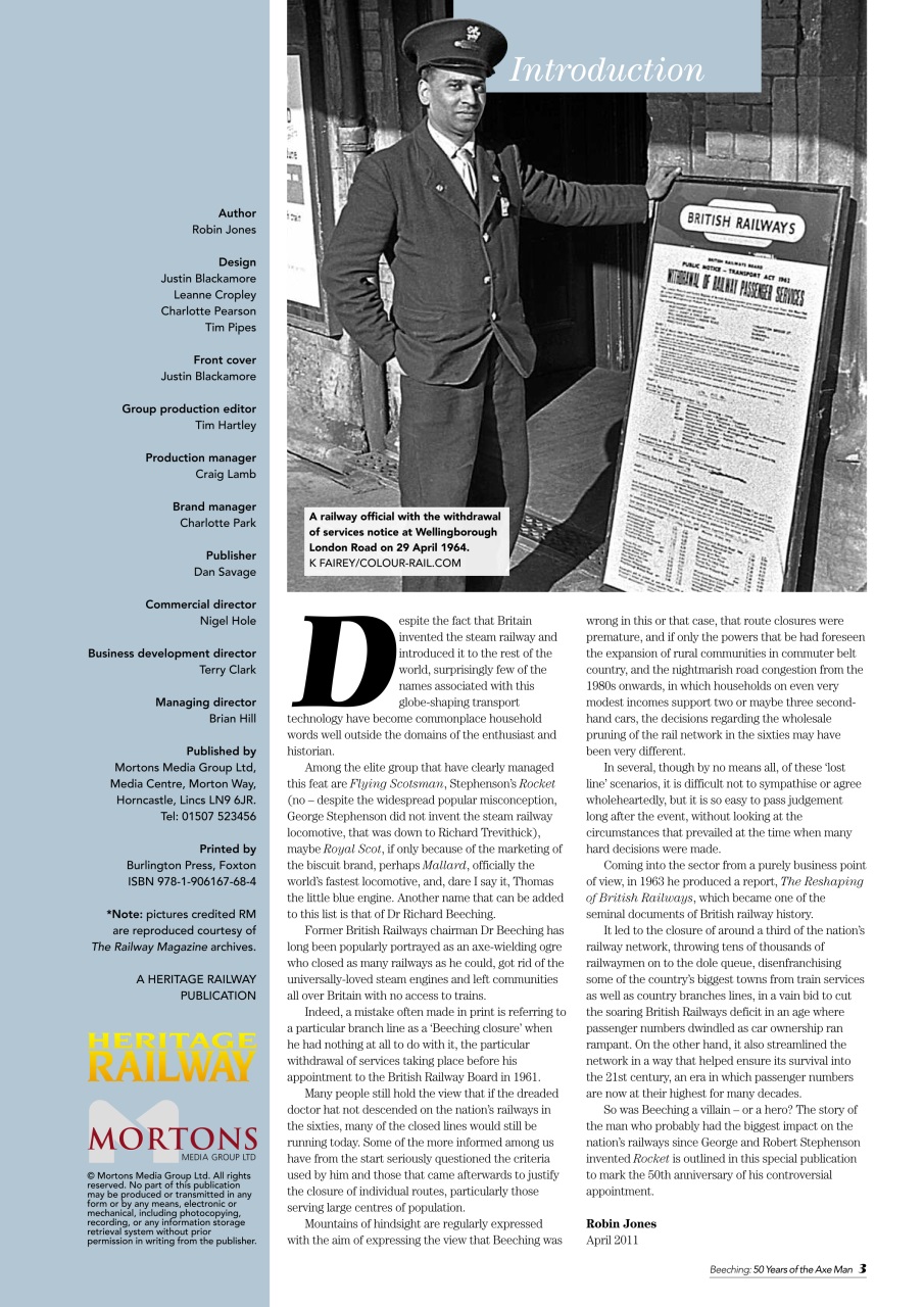Heritage Railway Preview Pages