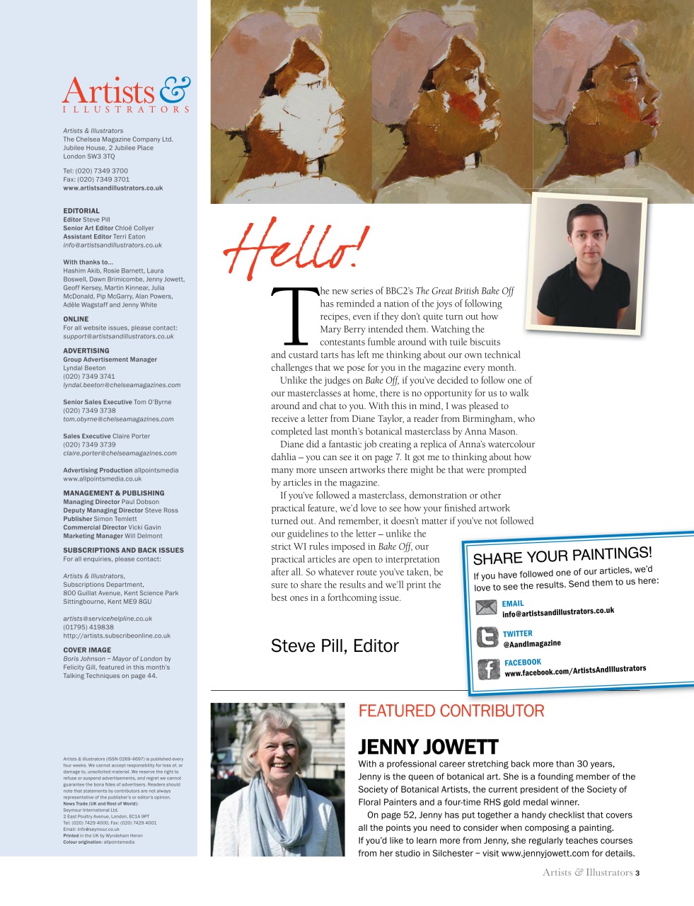 Artists & Illustrators Preview Pages