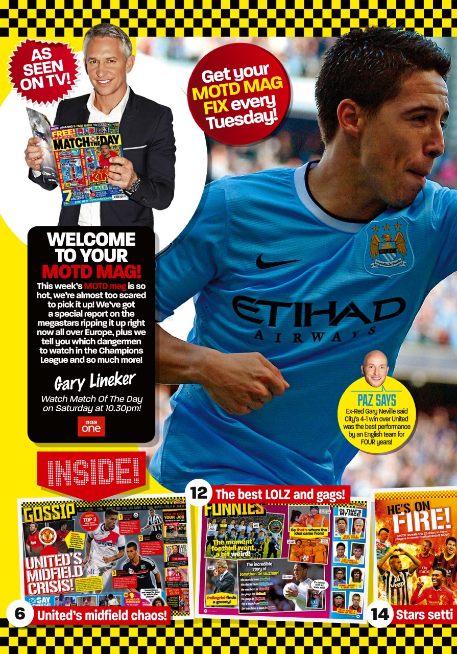 Match of the Day Preview Pages