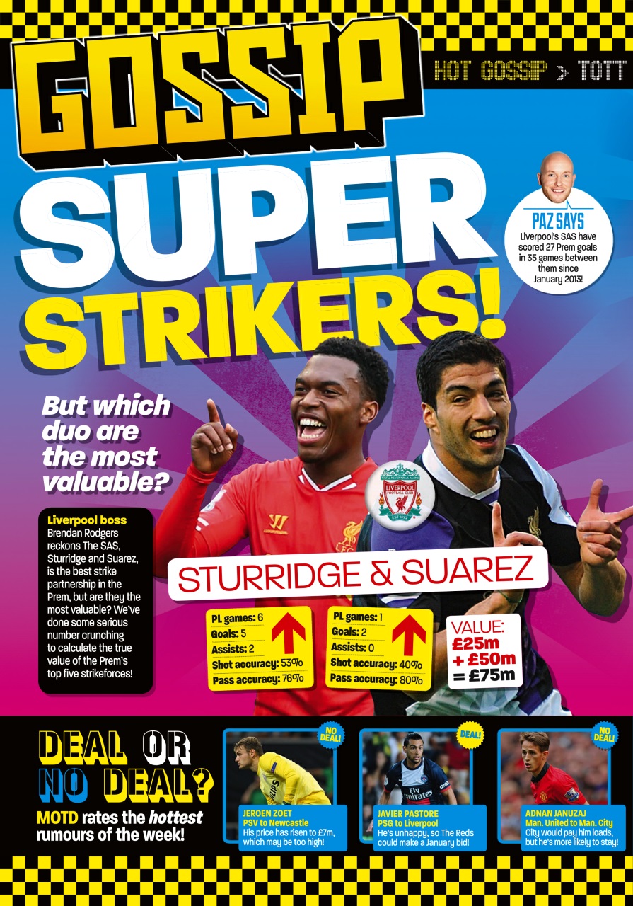 Match of the Day Preview Pages