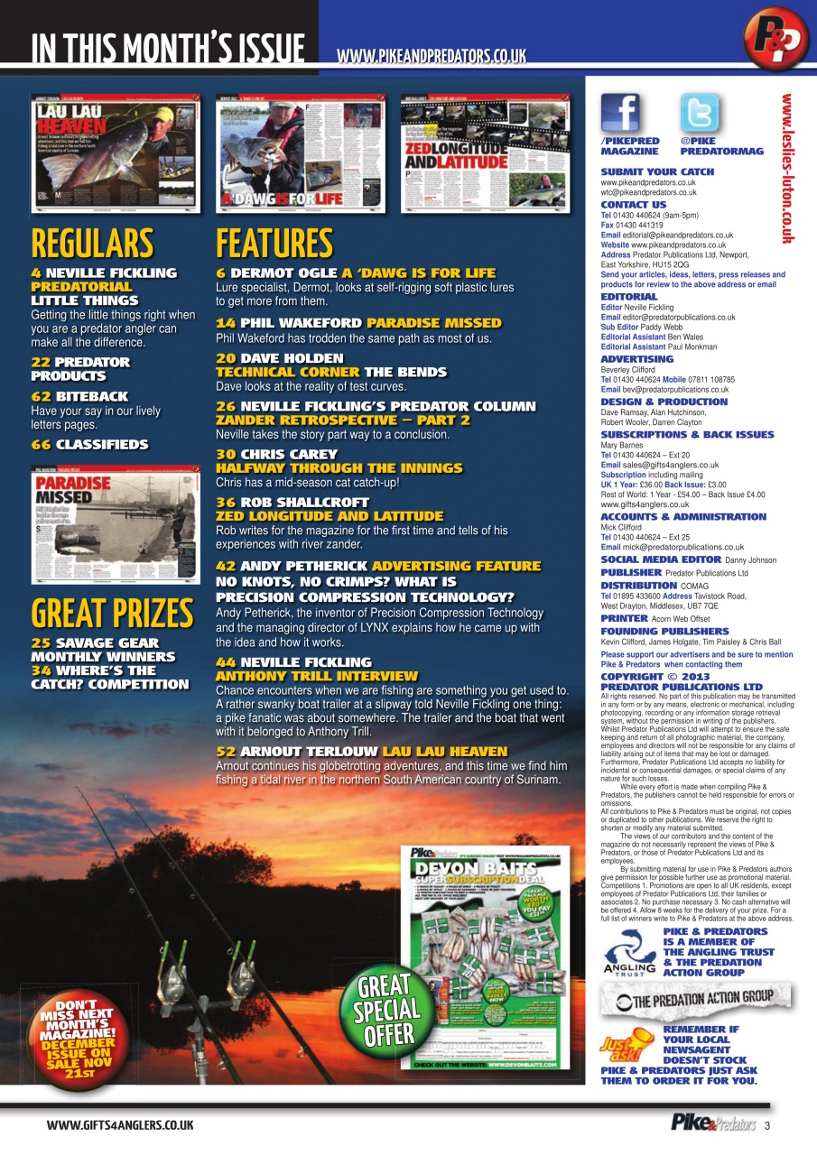 Pike & Predators Preview Pages
