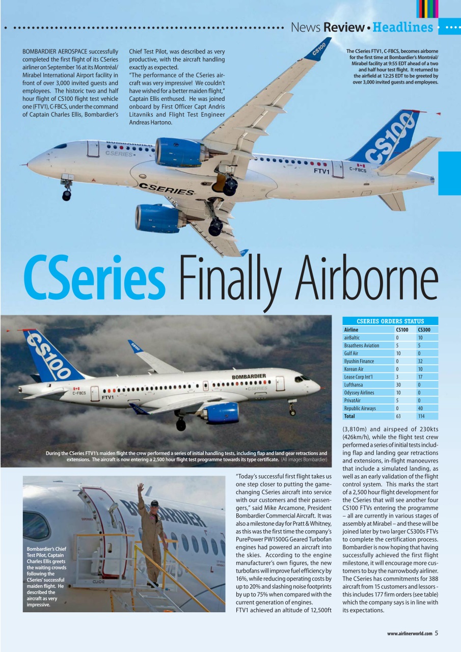 Airliner World Preview Pages