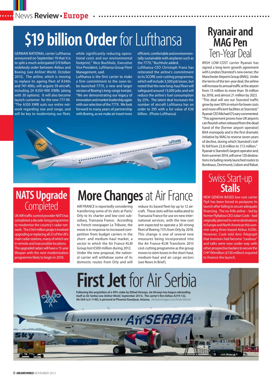 Airliner World Preview Pages