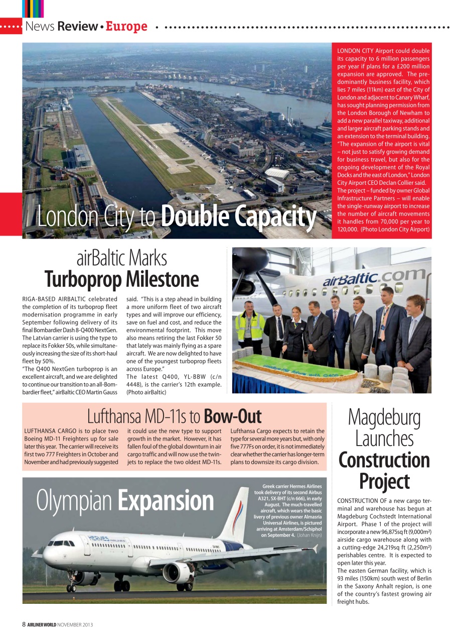 Airliner World Preview Pages