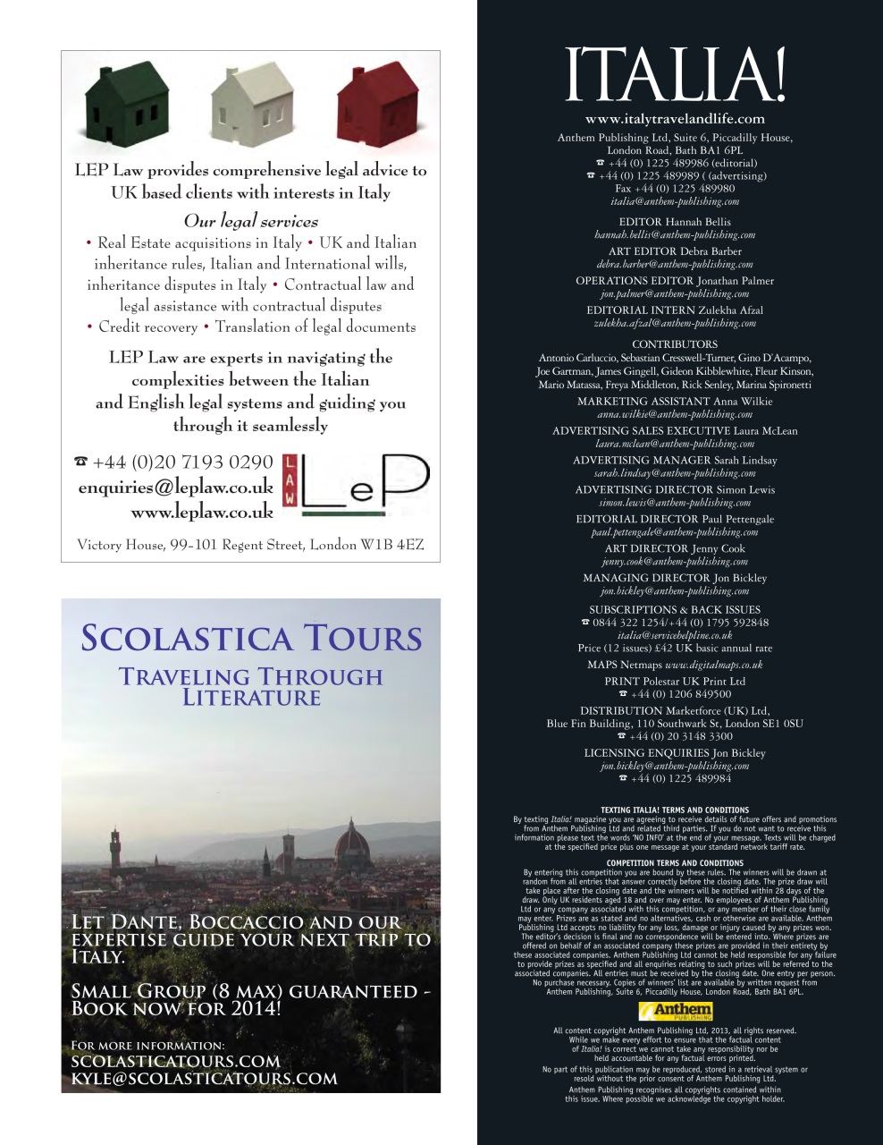 Italia! Preview Pages