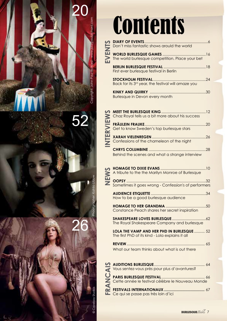 Burlesque Bible Preview Pages