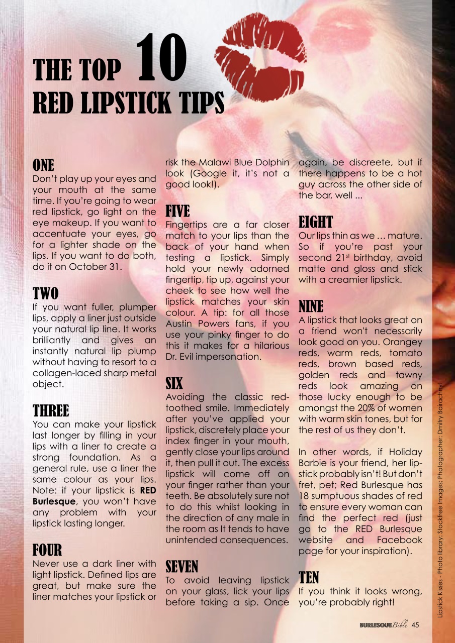 Burlesque Bible Preview Pages