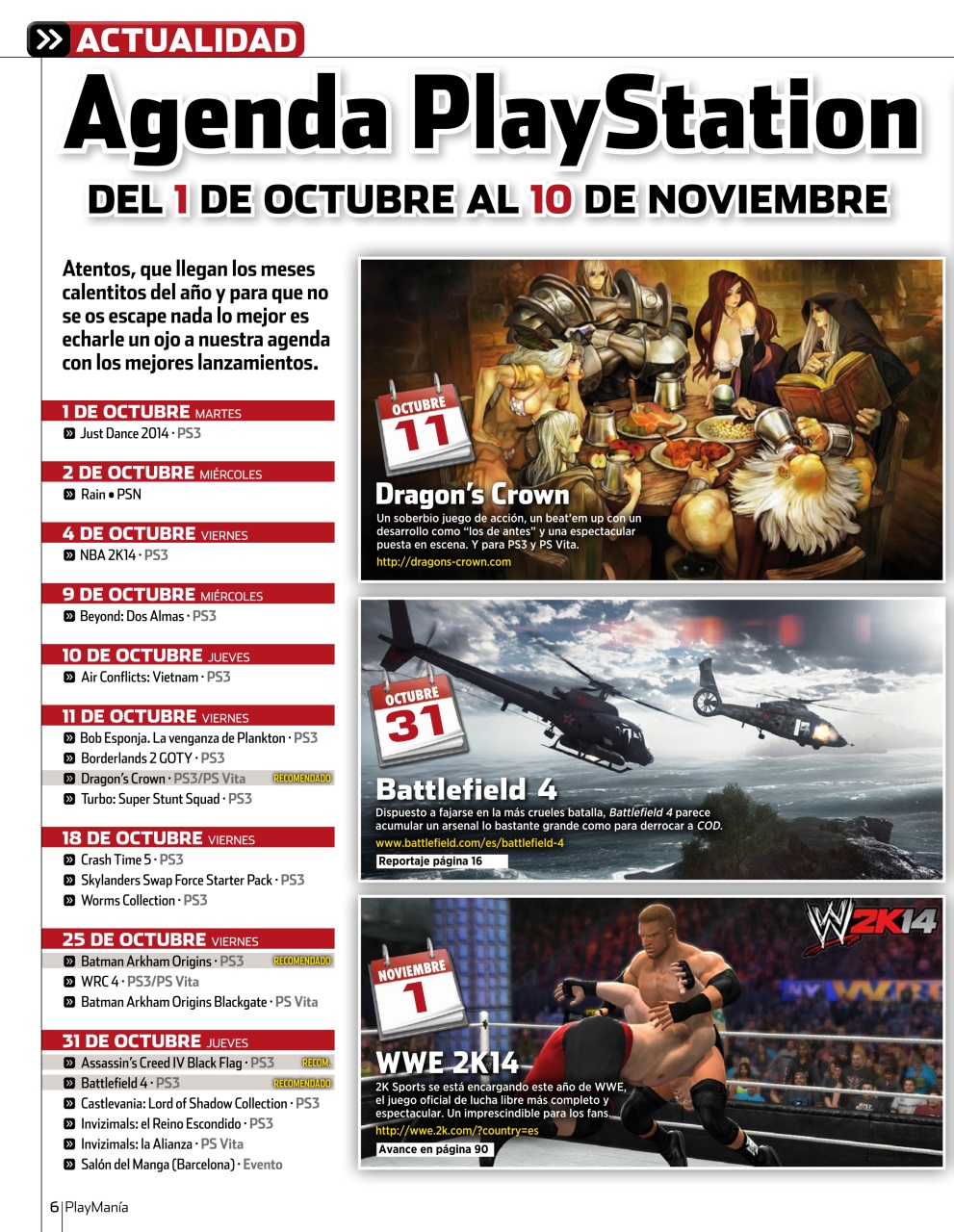 Playmania Preview Pages