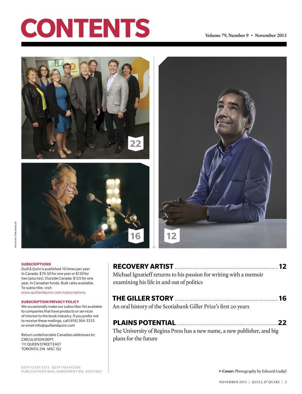 Quill & Quire Preview Pages