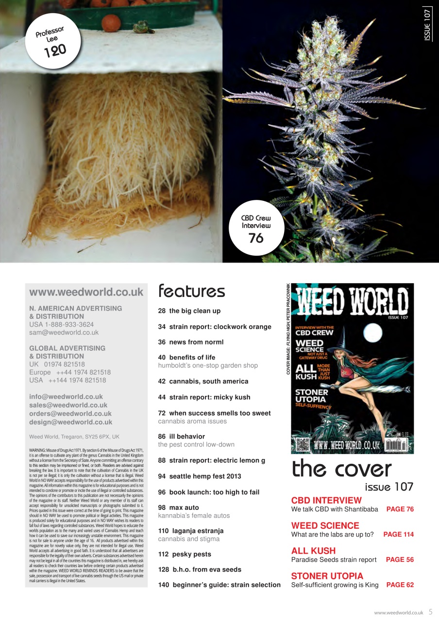 Weed World Preview Pages