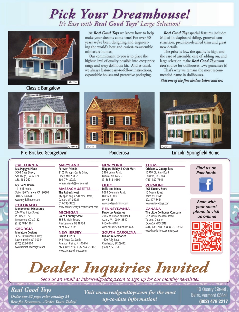 Dollhouse Miniatures Preview Pages