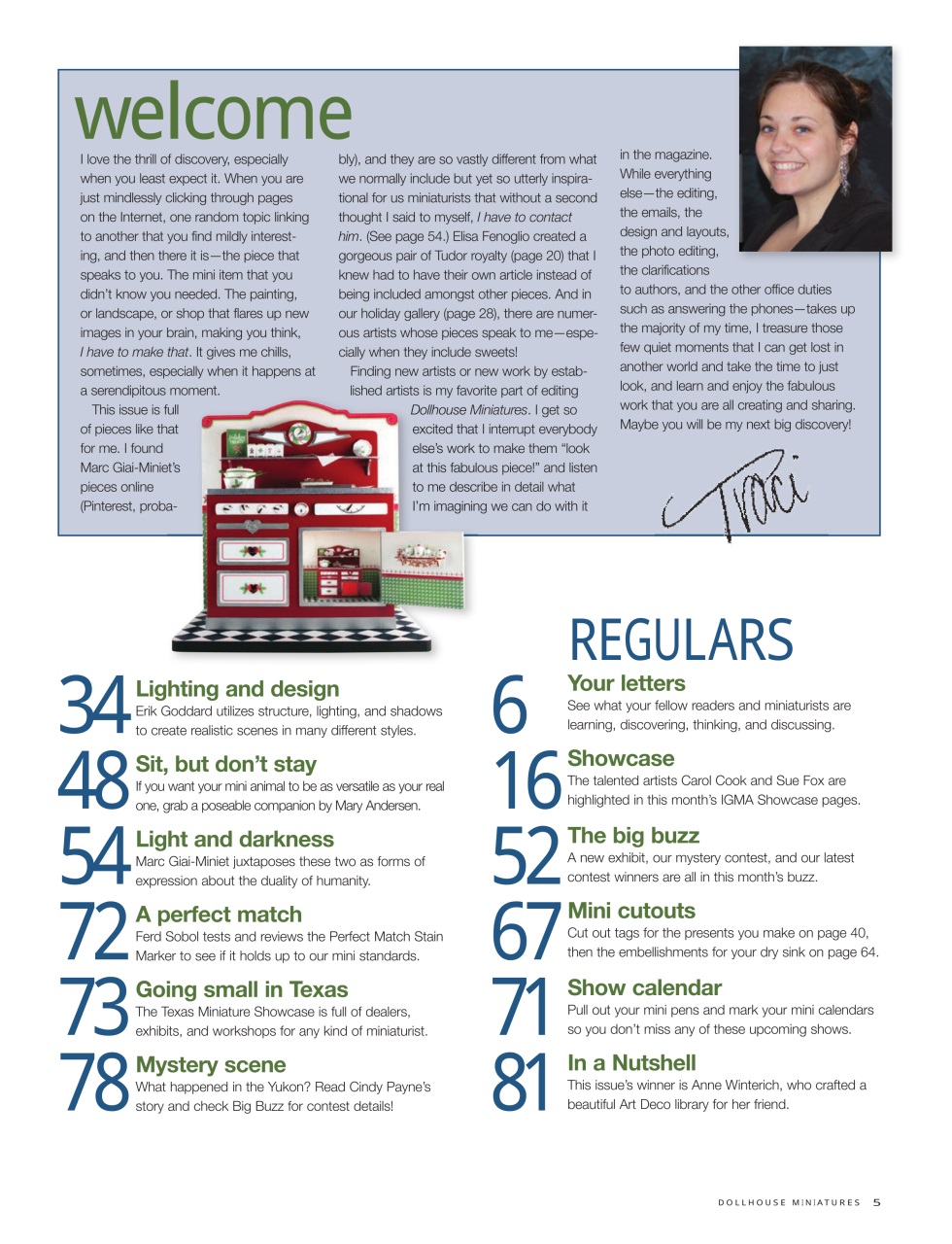 Dollhouse Miniatures Preview Pages