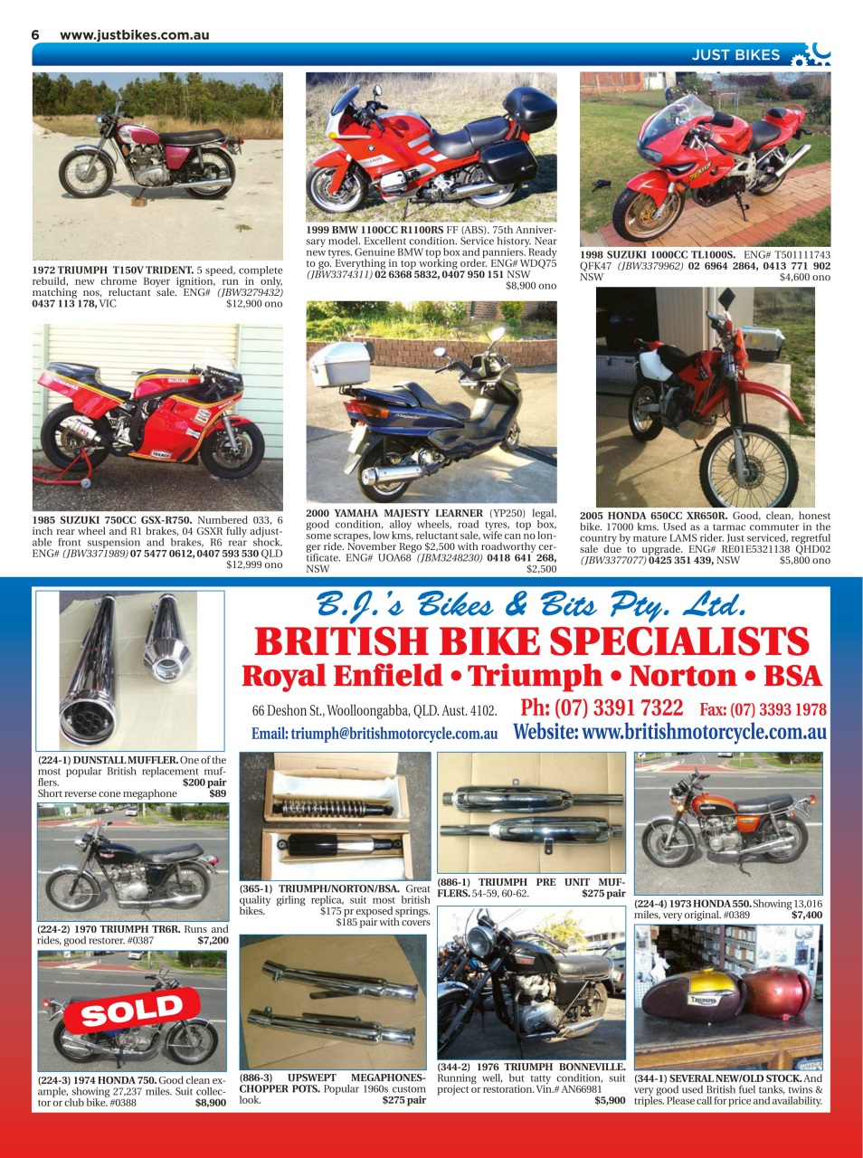 JUST BIKES Preview Pages