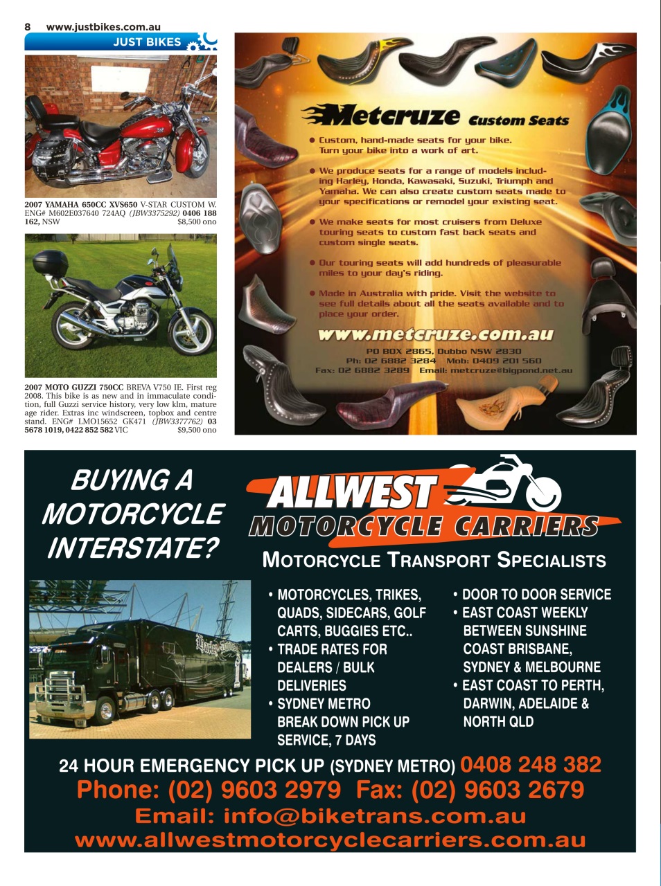 JUST BIKES Preview Pages