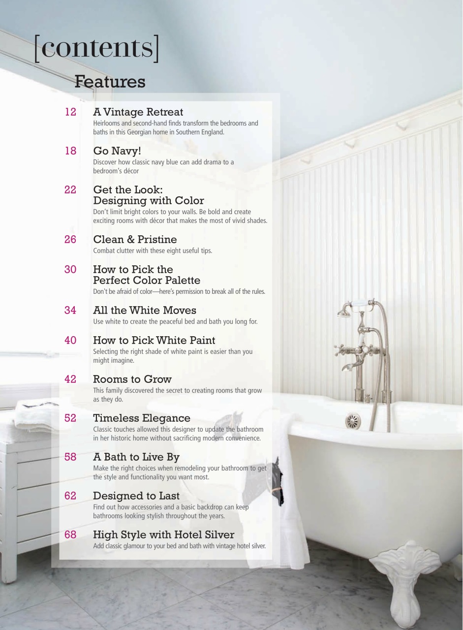 Romantic Homes Preview Pages