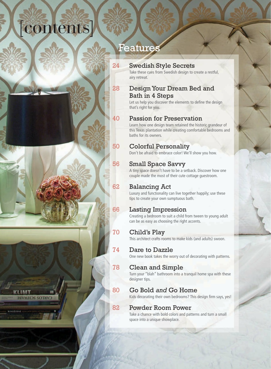 Romantic Homes Preview Pages