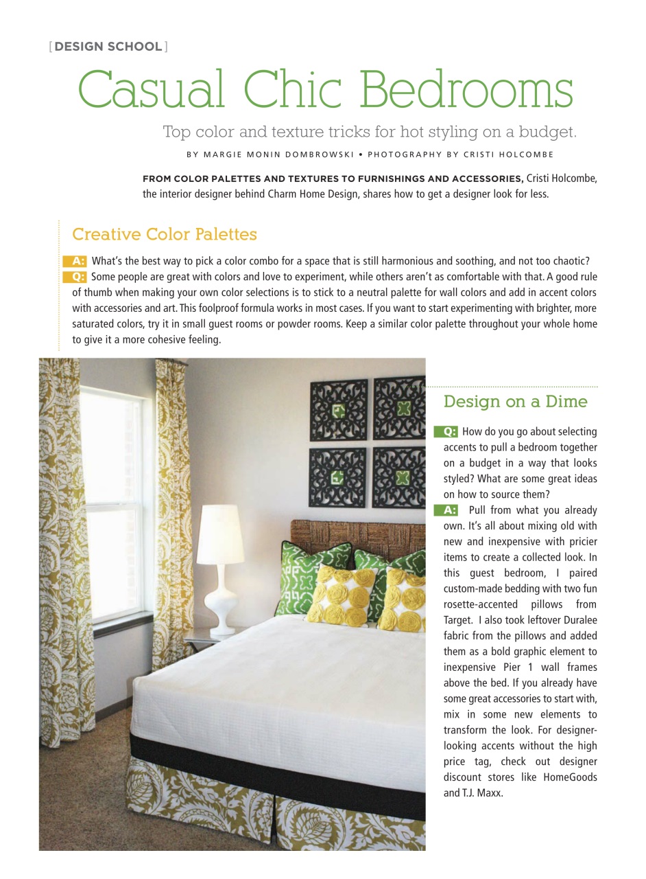 Romantic Homes Preview Pages