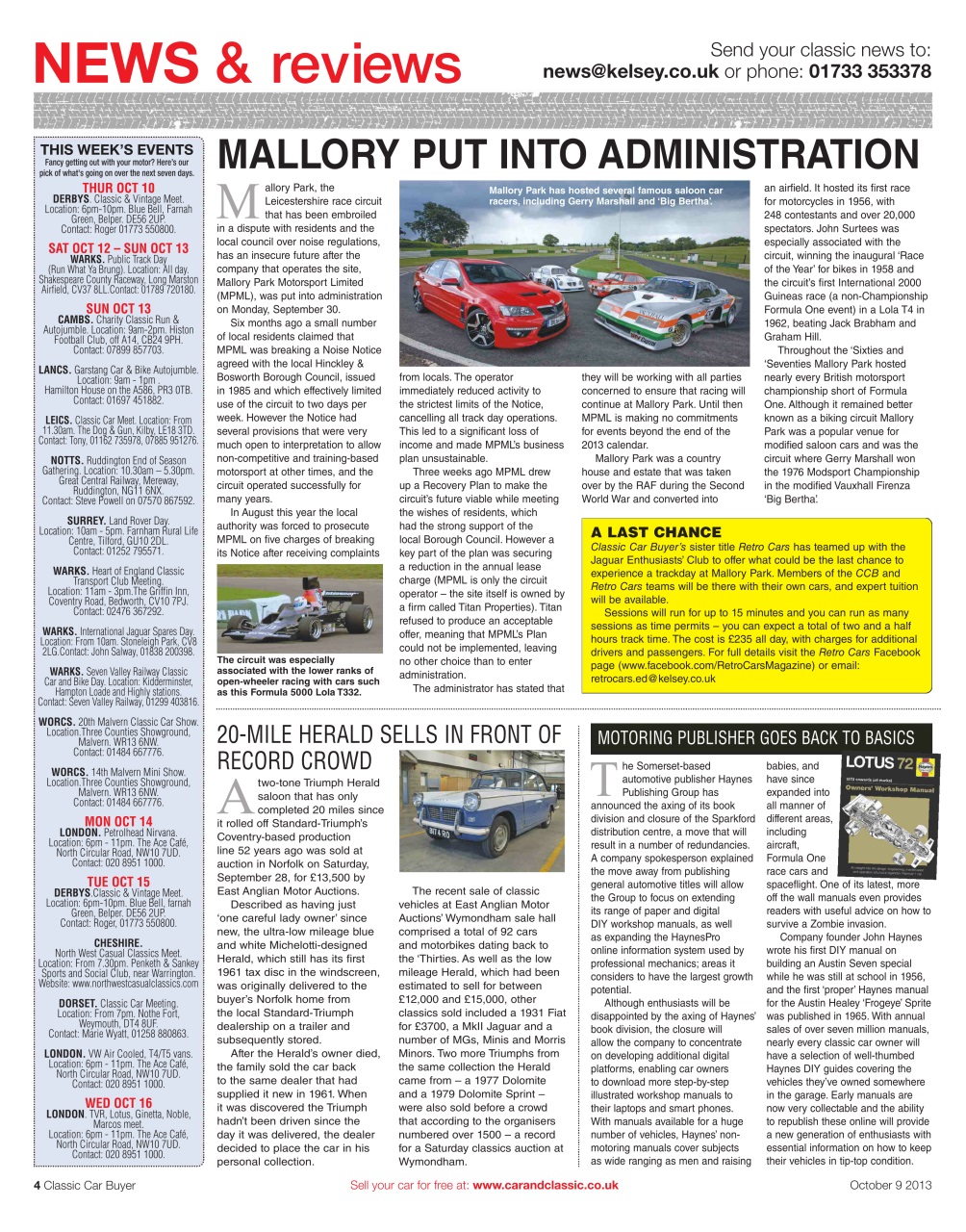 Classic Car Buyer Preview Pages