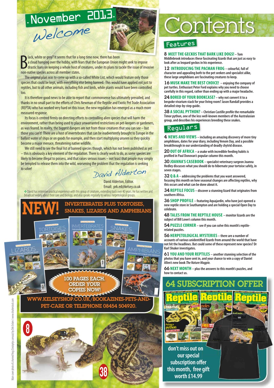 Practical Reptile Keeping Preview Pages