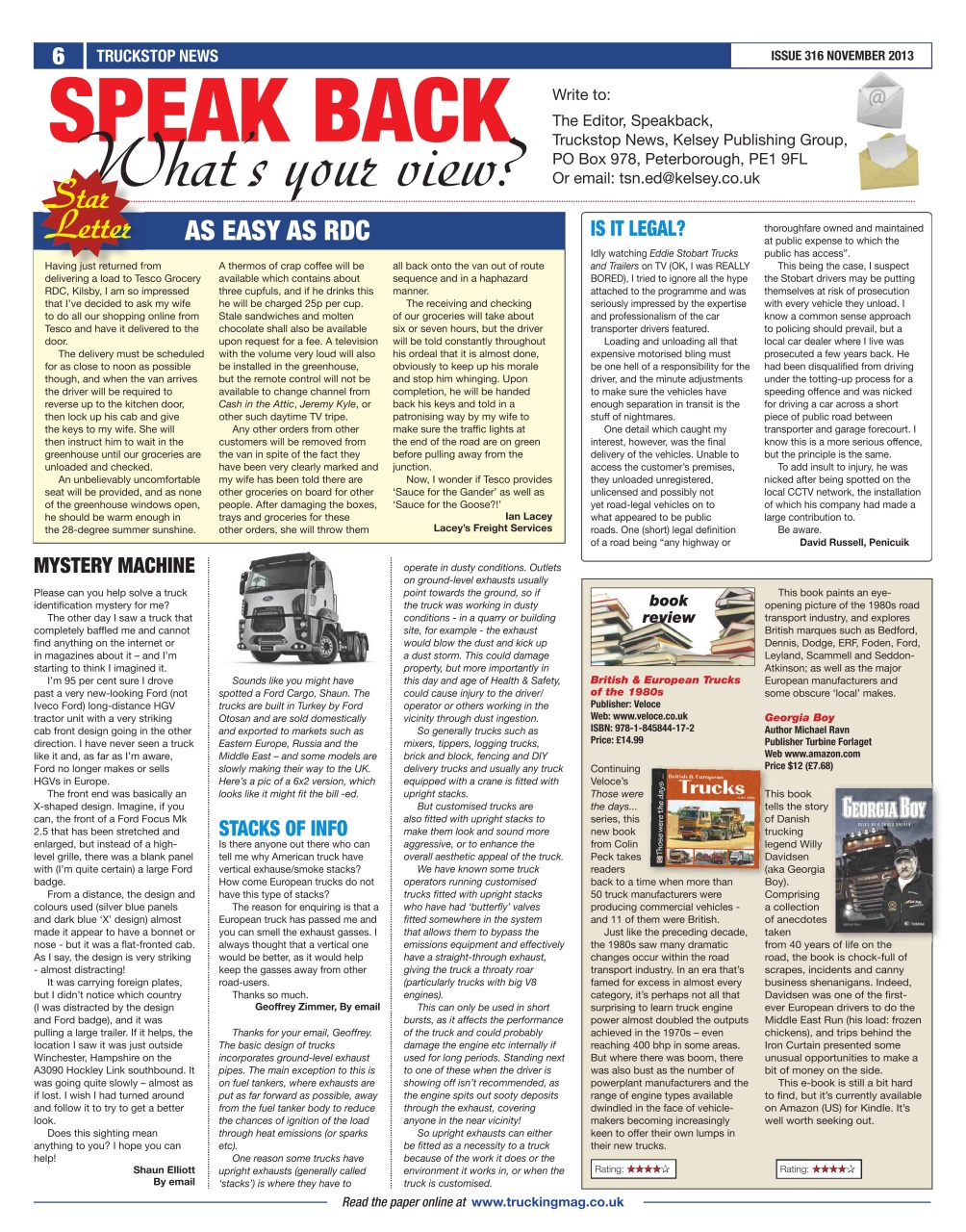 Truckstop News Preview Pages