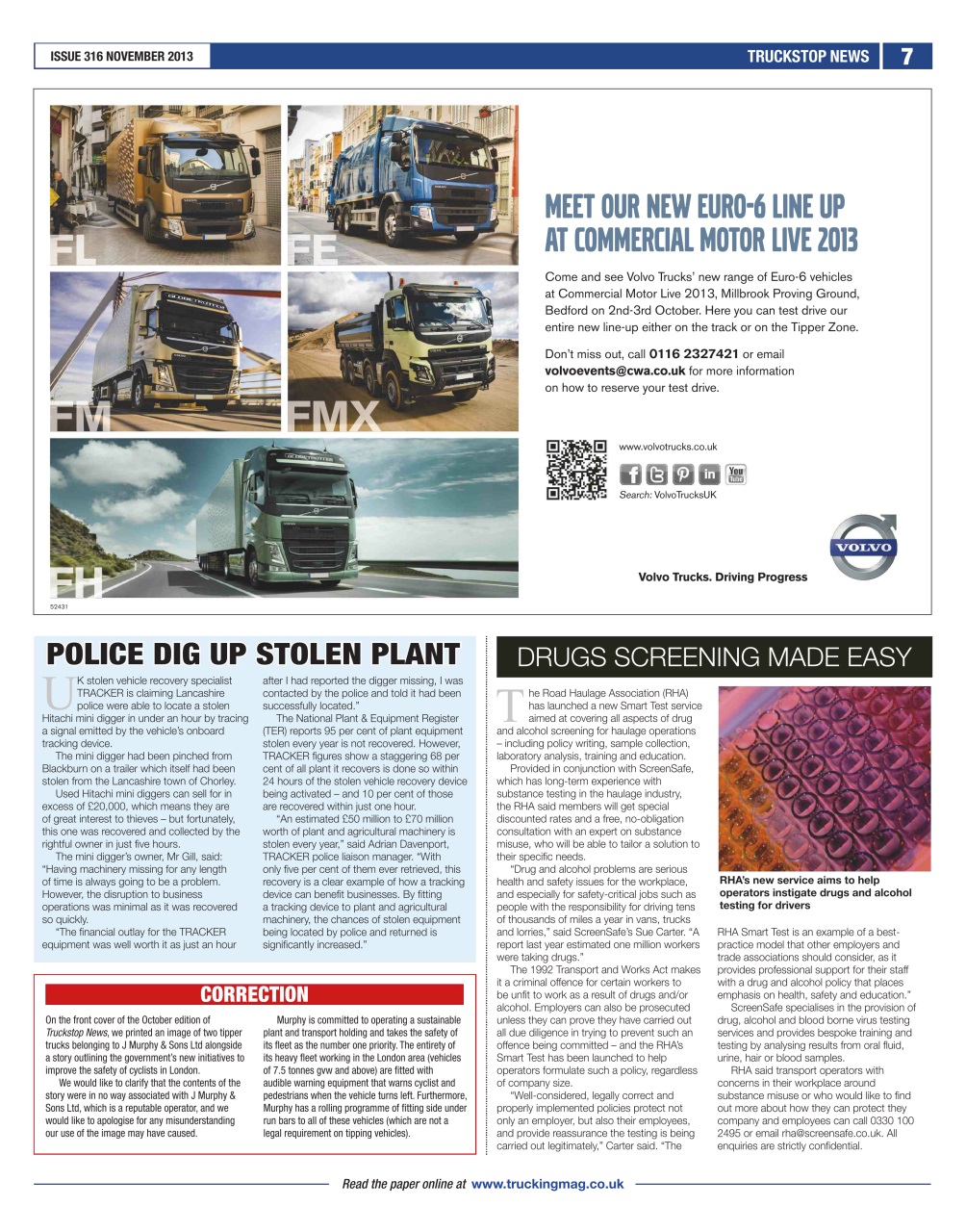 Truckstop News Preview Pages