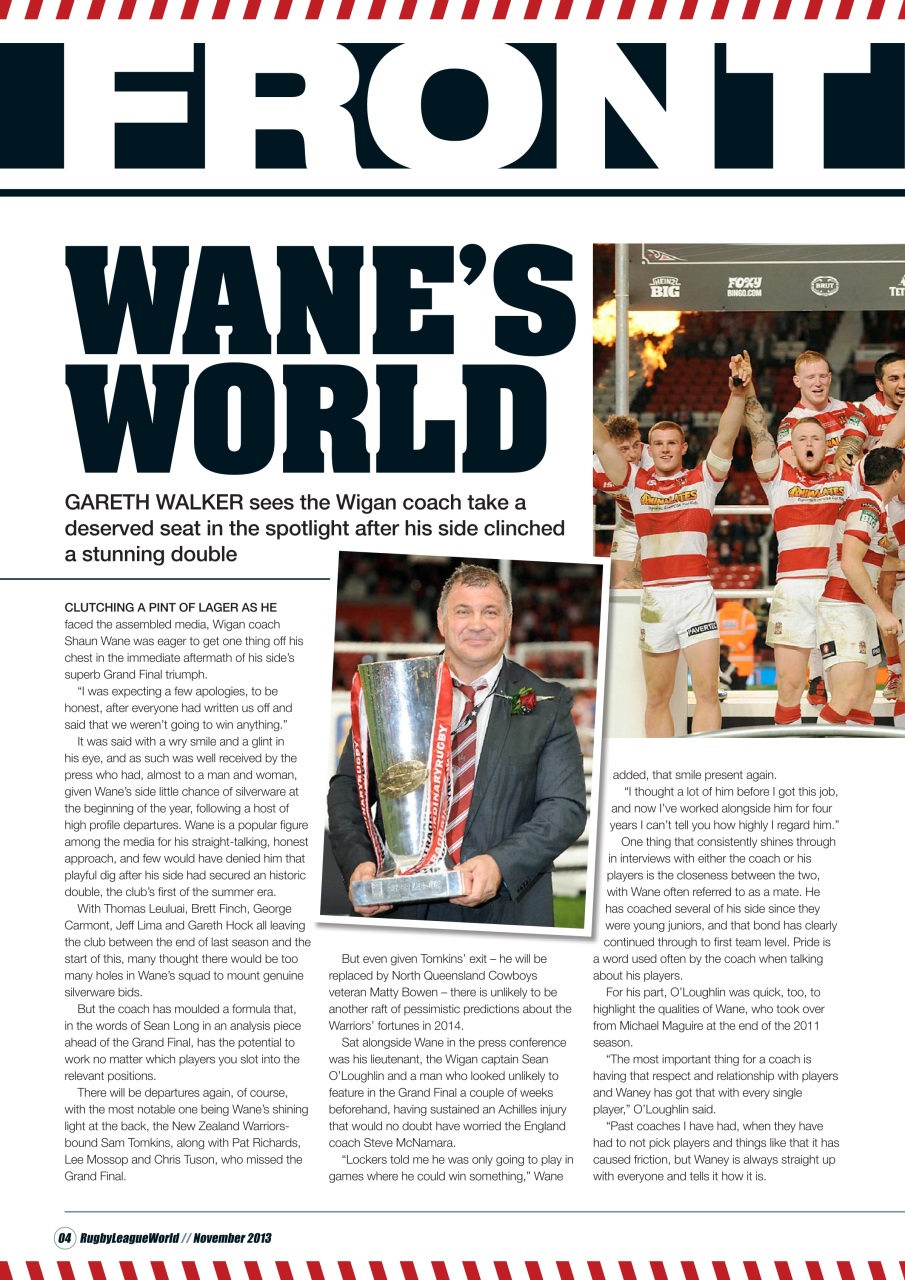 Rugby League World Preview Pages