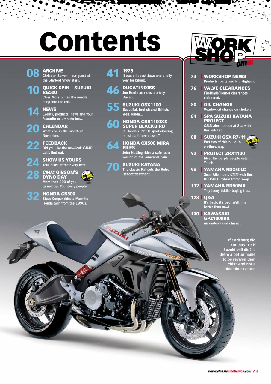 Classic Motorcycle Mechanics Preview Pages
