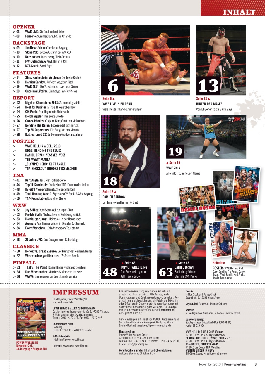 Power-Wrestling Preview Pages