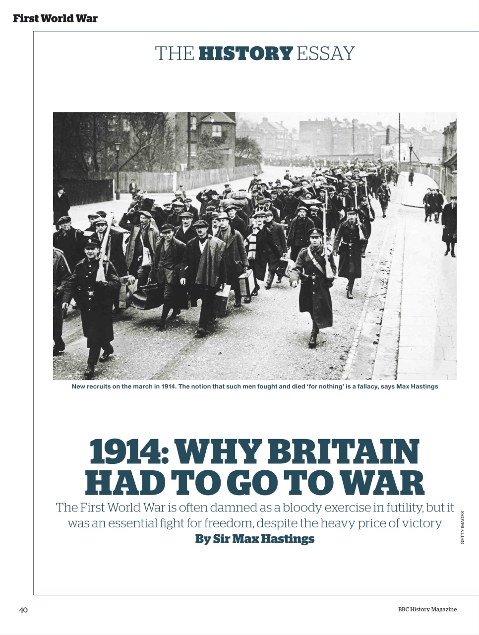 BBC History Magazine Preview Pages