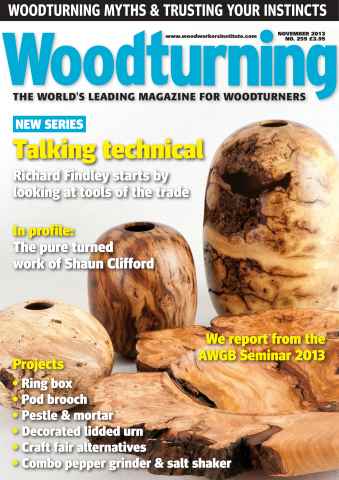 Woodturning issue November 2013