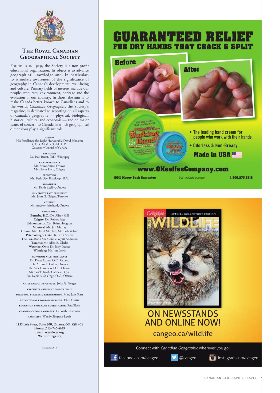 Canadian Geographic Preview Pages