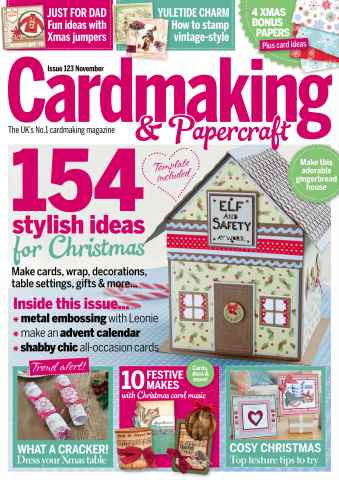 Cardmaking & Papercraft issue November 2013