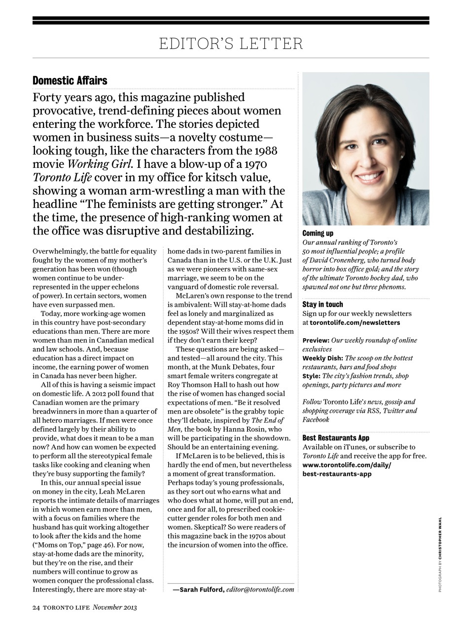 Toronto Life Preview Pages