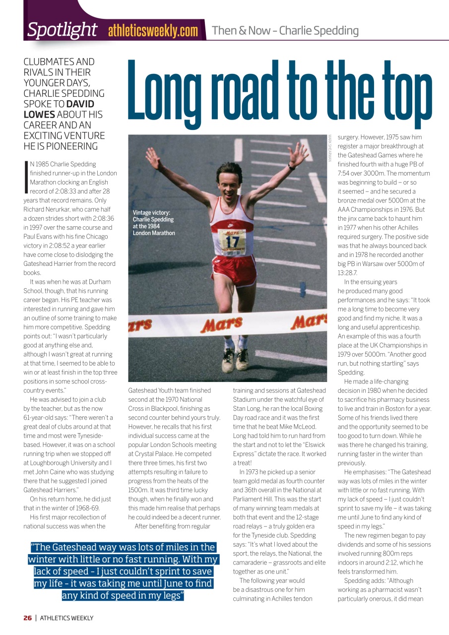 AW – Athletics Weekly Magazine Preview Pages