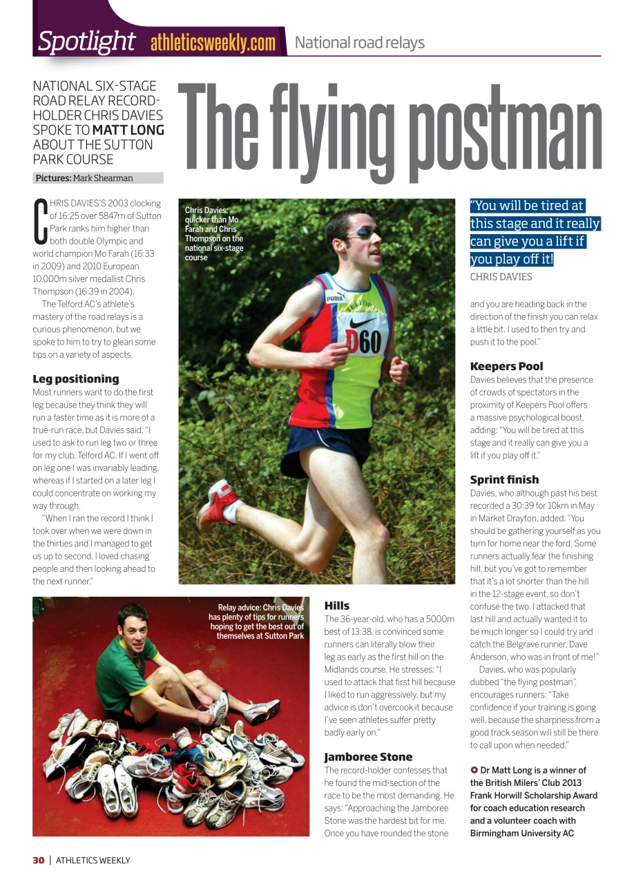 AW – Athletics Weekly Magazine Preview Pages