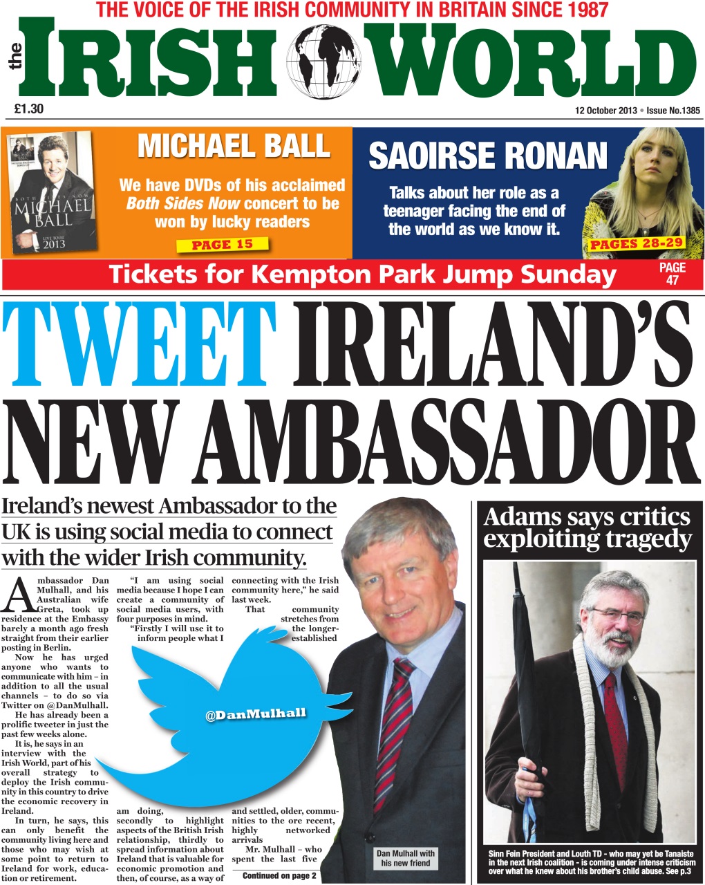 Irish World Preview Pages