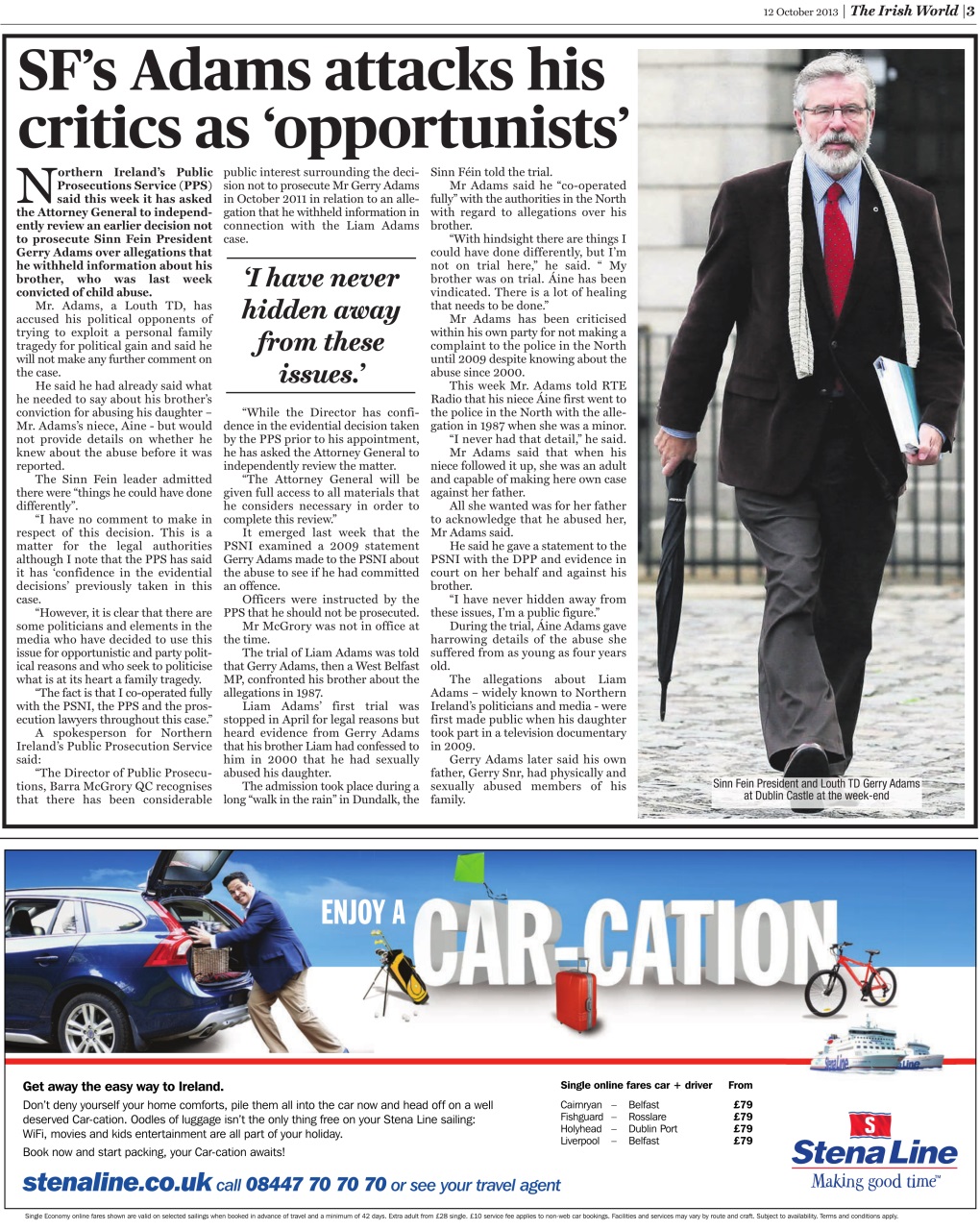 Irish World Preview Pages