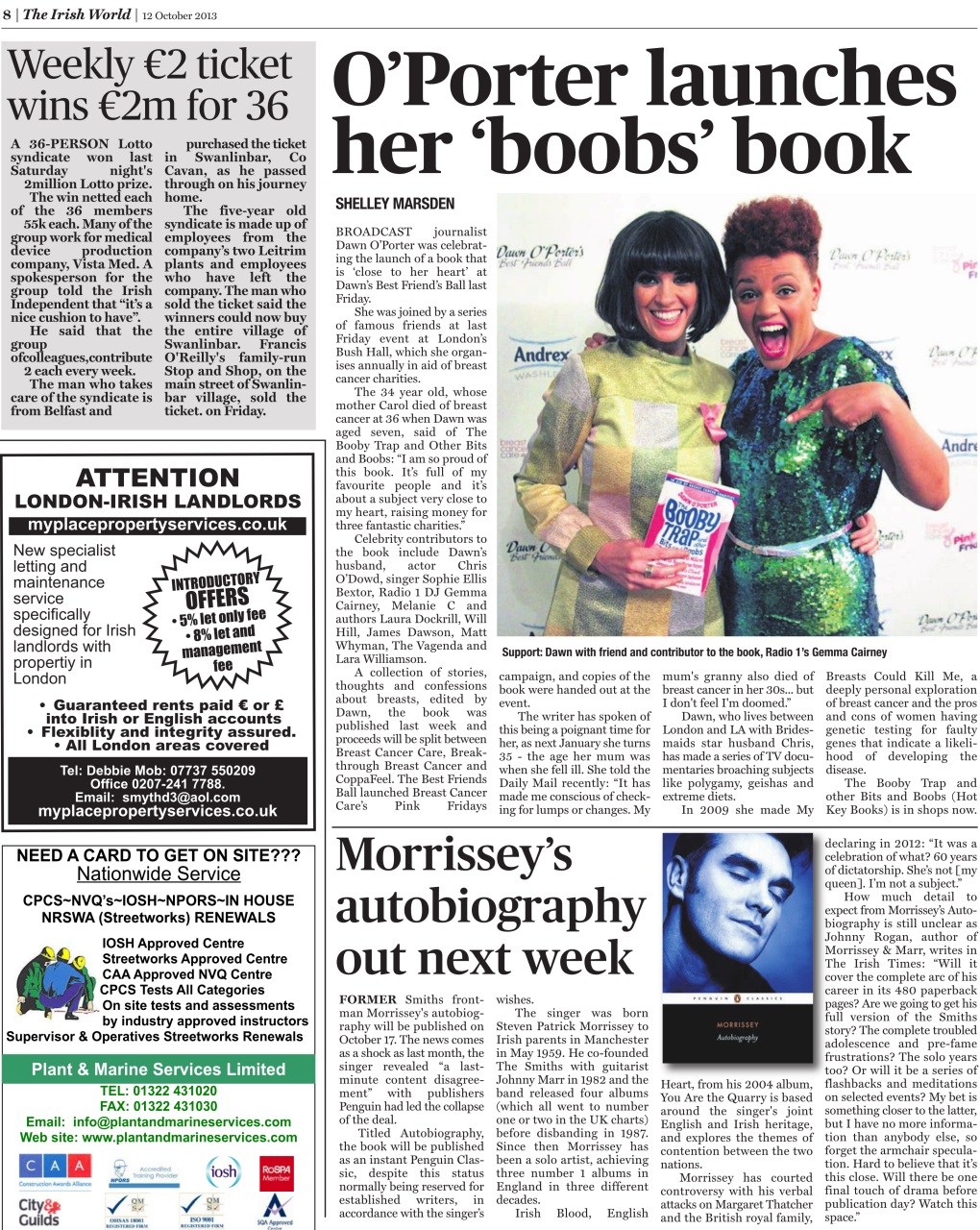 Irish World Preview Pages