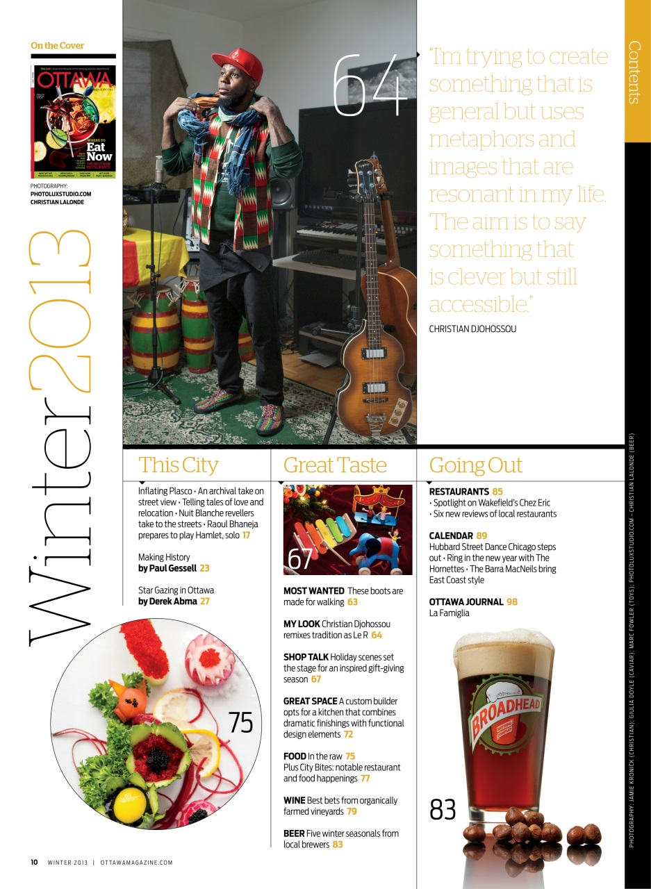 Ottawa Magazine Preview Pages