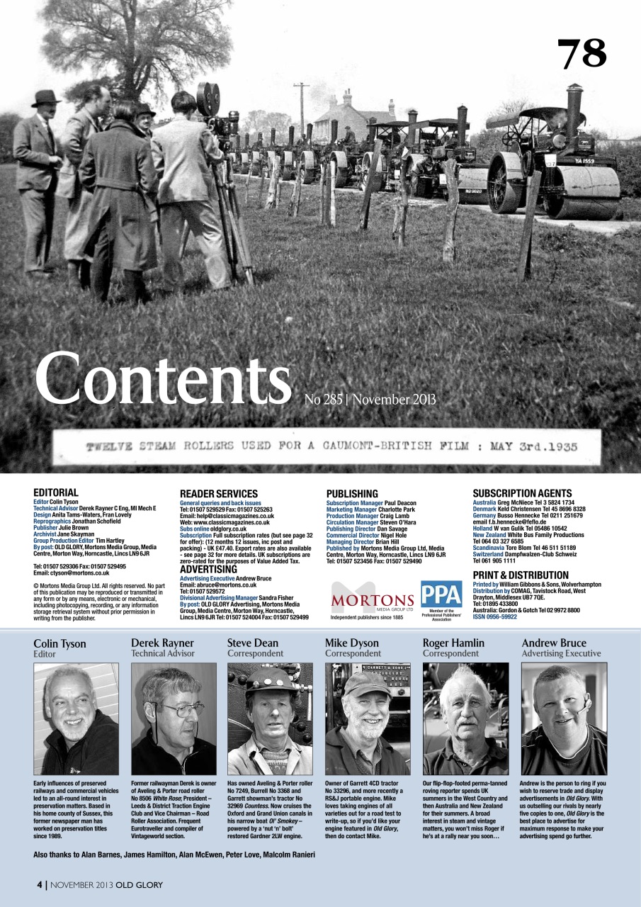 Old Glory Magazine Preview Pages