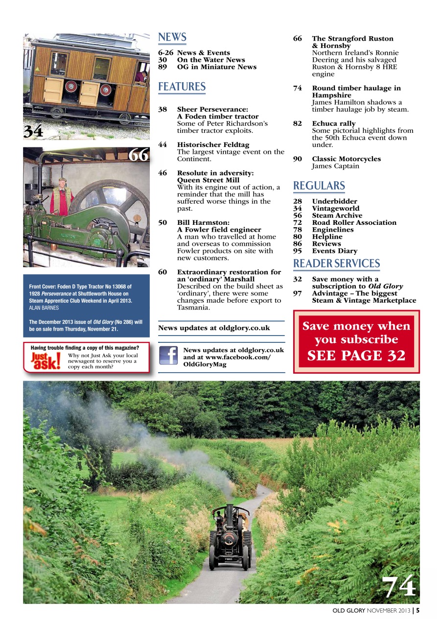 Old Glory Magazine Preview Pages