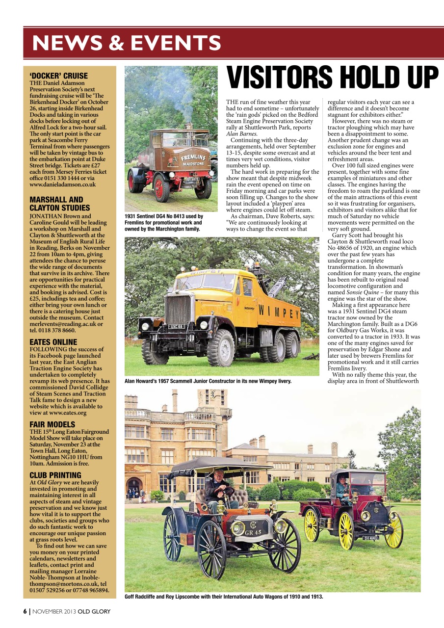 Old Glory Magazine Preview Pages