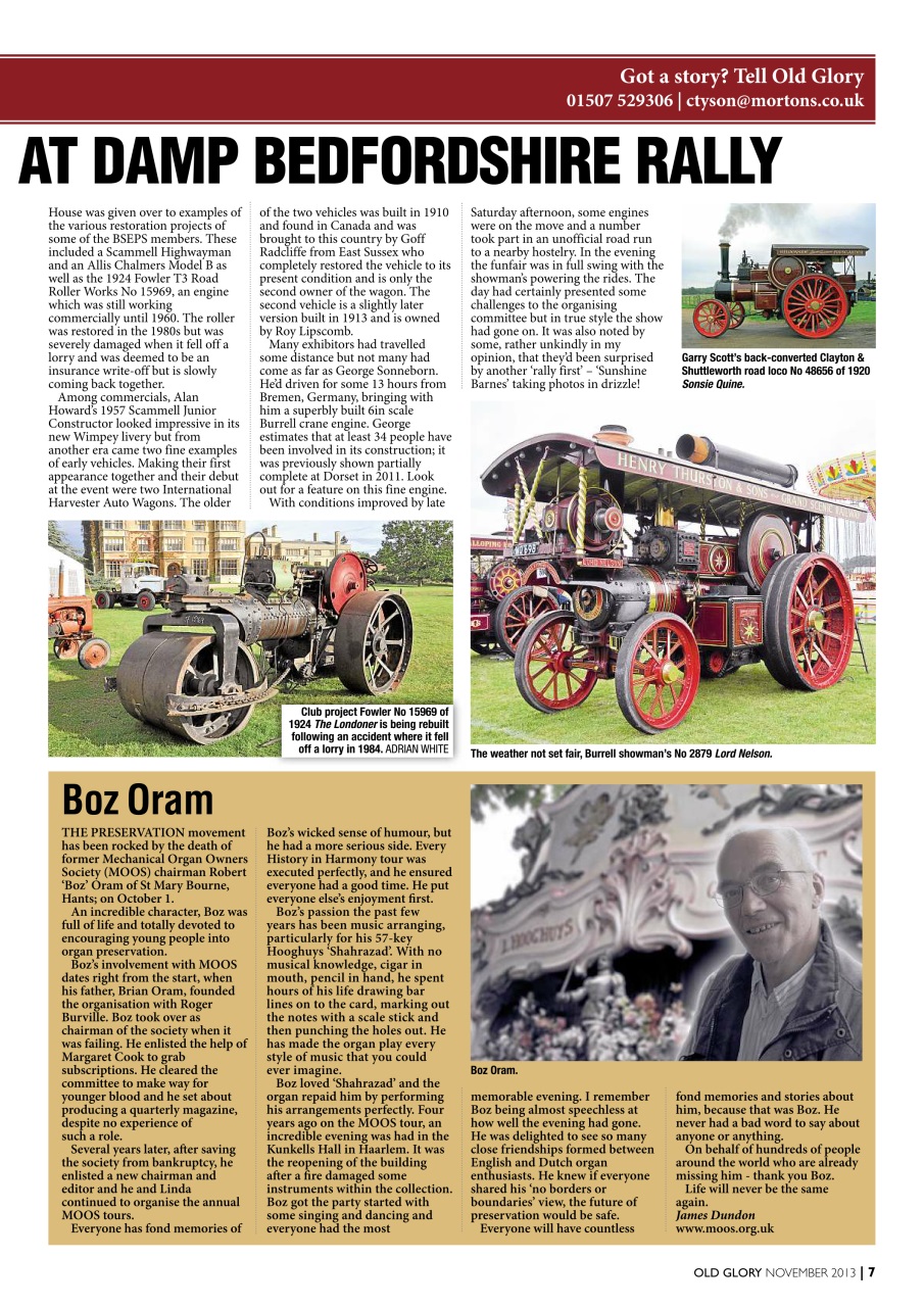 Old Glory Magazine Preview Pages