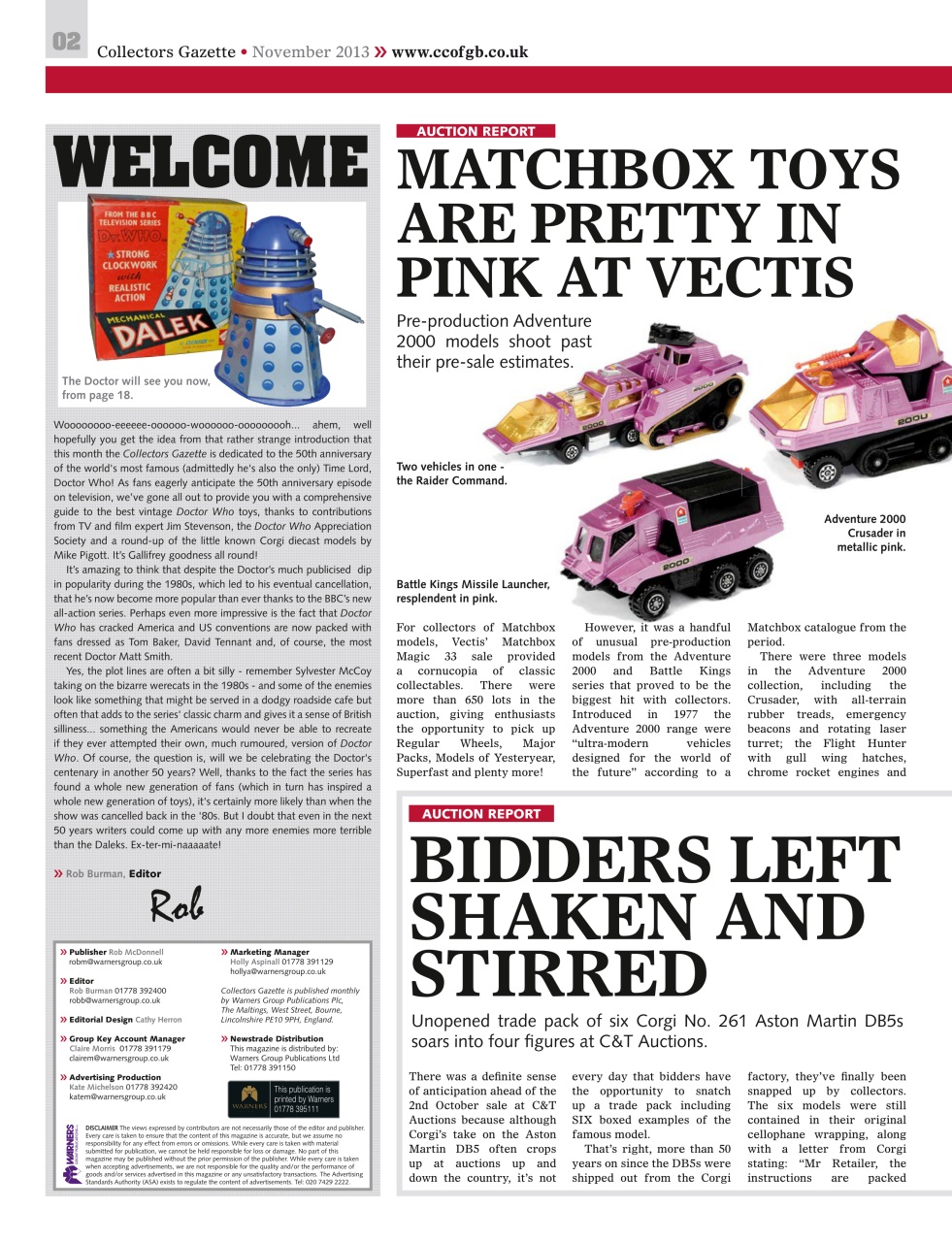 Collectors Gazette Preview Pages