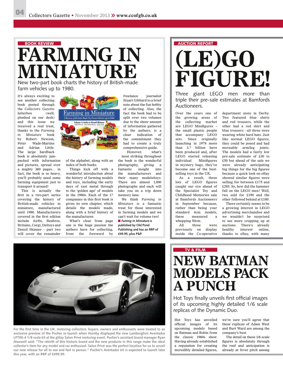 Collectors Gazette Preview Pages