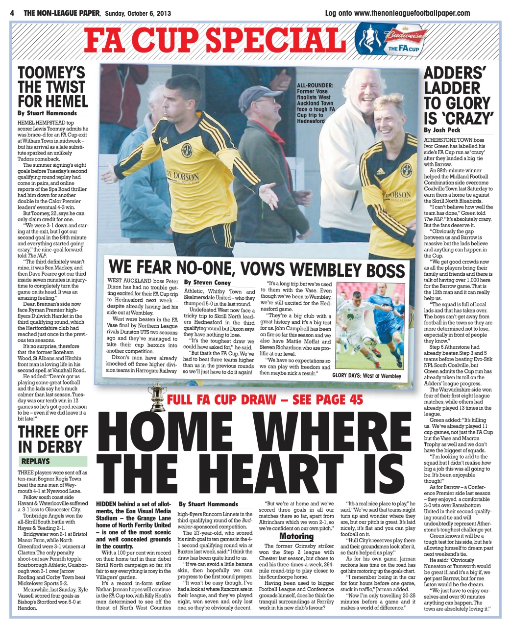 The Non-League Football Paper Preview Pages