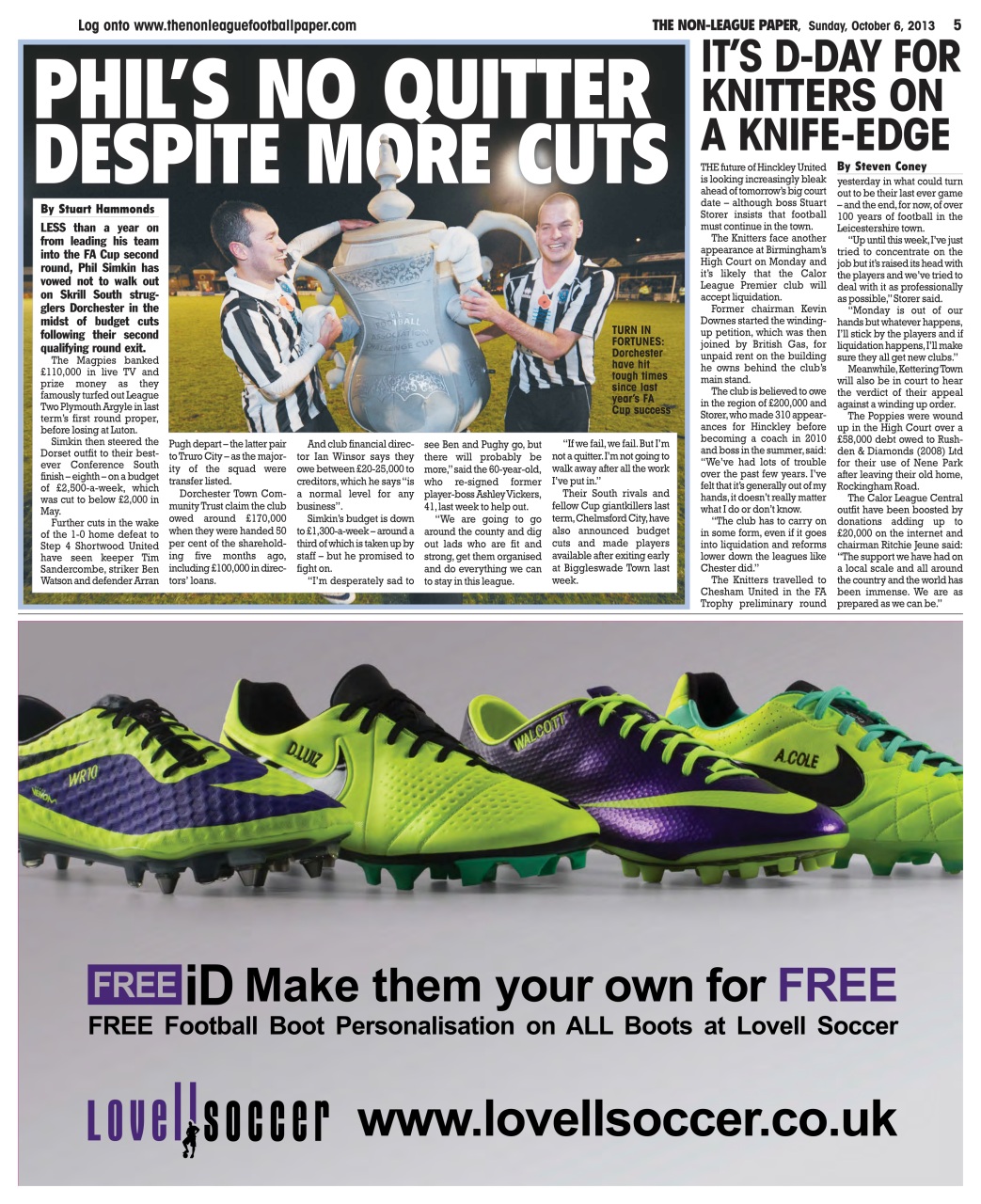 The Non-League Football Paper Preview Pages