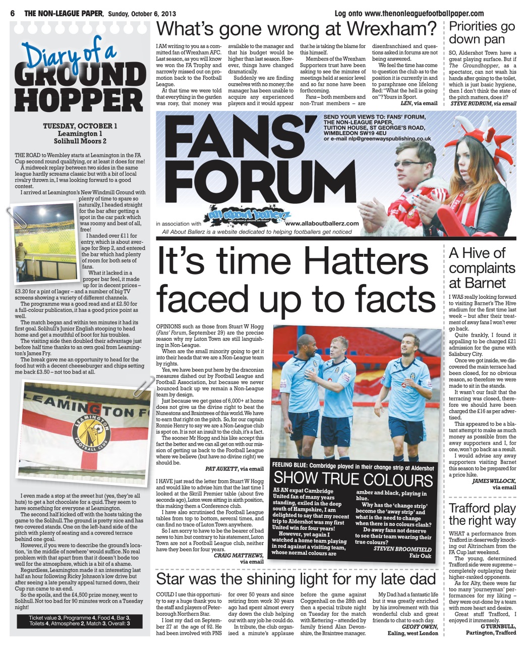 The Non-League Football Paper Preview Pages